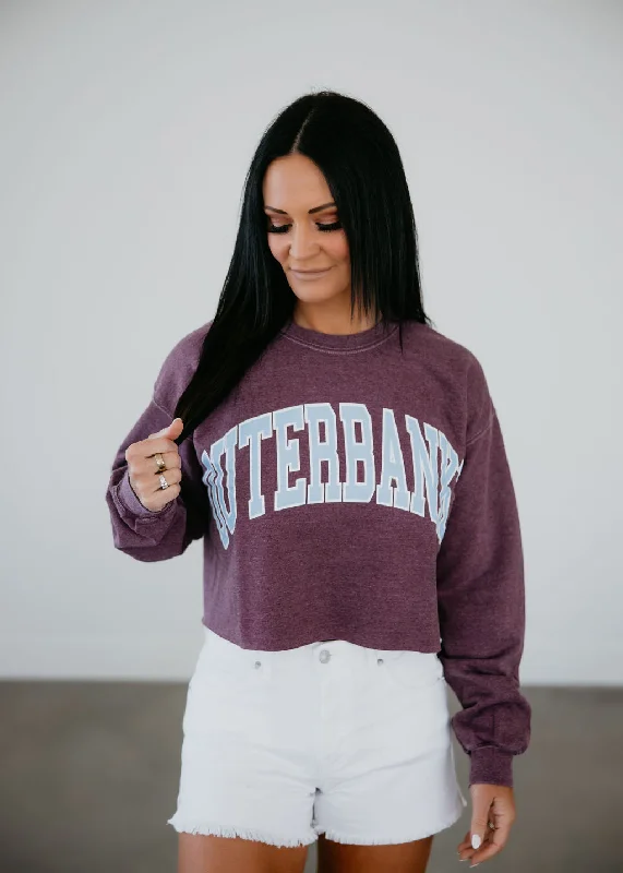 Women's Sweatshirts with Adjustable Fit -Outerbanks Cropped Sweatshirt