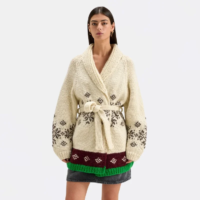 Knit Tops with Split Back Design-Pany Sweater (Combo A)