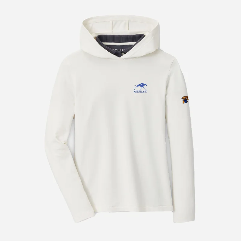 Women's Cozy Pullovers Sweater for Winter-Peter Millar Keeneland Women's UK Pine Hoodie Women's Cozy Pullovers Sweater for Winter-Peter Millar Keeneland Women's UK Pine Hoodie