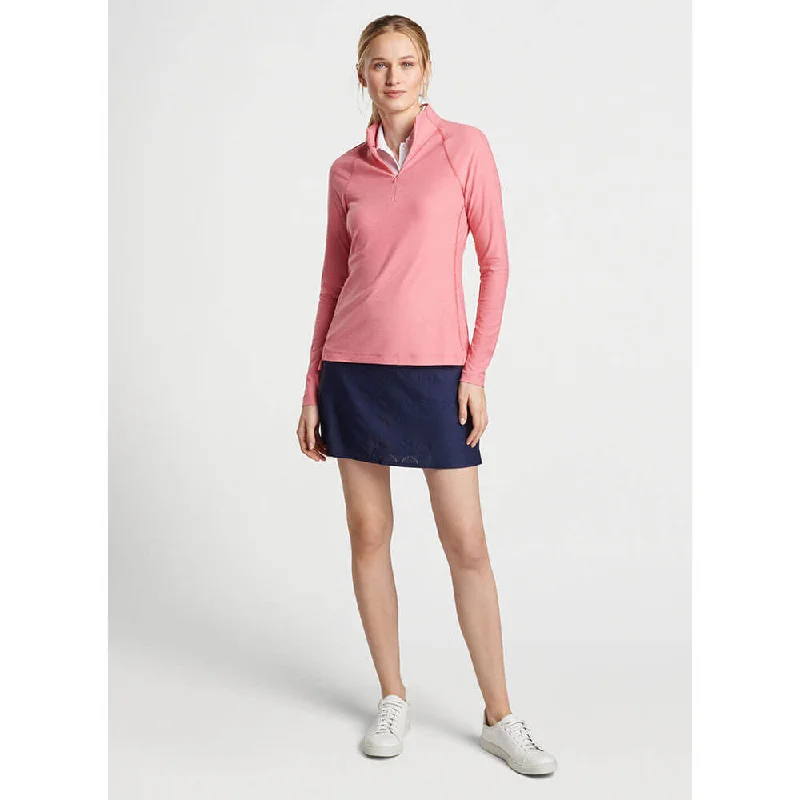 Women's Pullover Sweater with Side Slits-Peter Millar Women's Mélange Raglan Sleeve Perth Layer Pullover Sweatshirt - Primrose Women's Pullover Sweater with Side Slits-Peter Millar Women's Mélange Raglan Sleeve Perth Layer Pullover Sweatshirt - Primrose