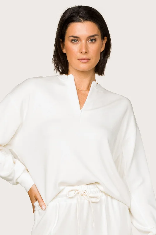 Women's Sweatshirts for Hiking and Nature Walks -Phoebe Zip Crew