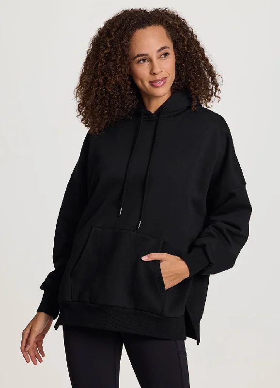 Women's Sweatshirts for Fall Fashion -Plus Everyday Go-To Oversized Fleece Hoodie
