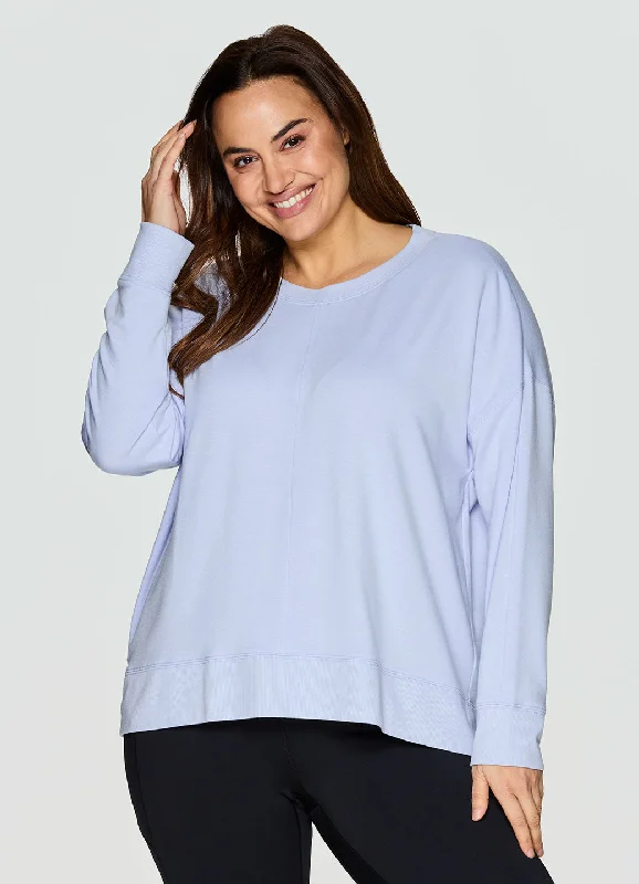 Women's Sweatshirts for Lazy Sundays -Plus Sunrise French Terry Sweatshirt