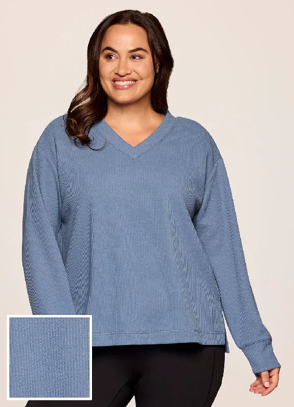 Women's Sweatshirts for Warm Casual Style -Plus Weekend Reset Pullover