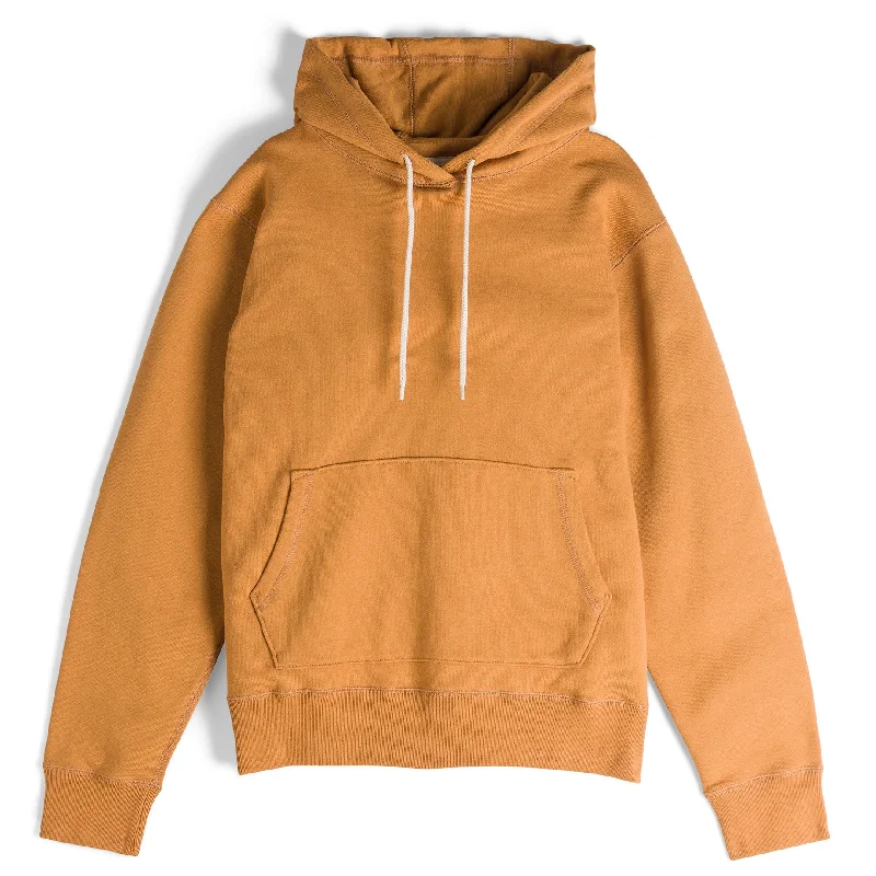 Women's Sweatshirts for Quick and Easy Wear -Pullover Hoodie - Heavyweight Terry - Amber