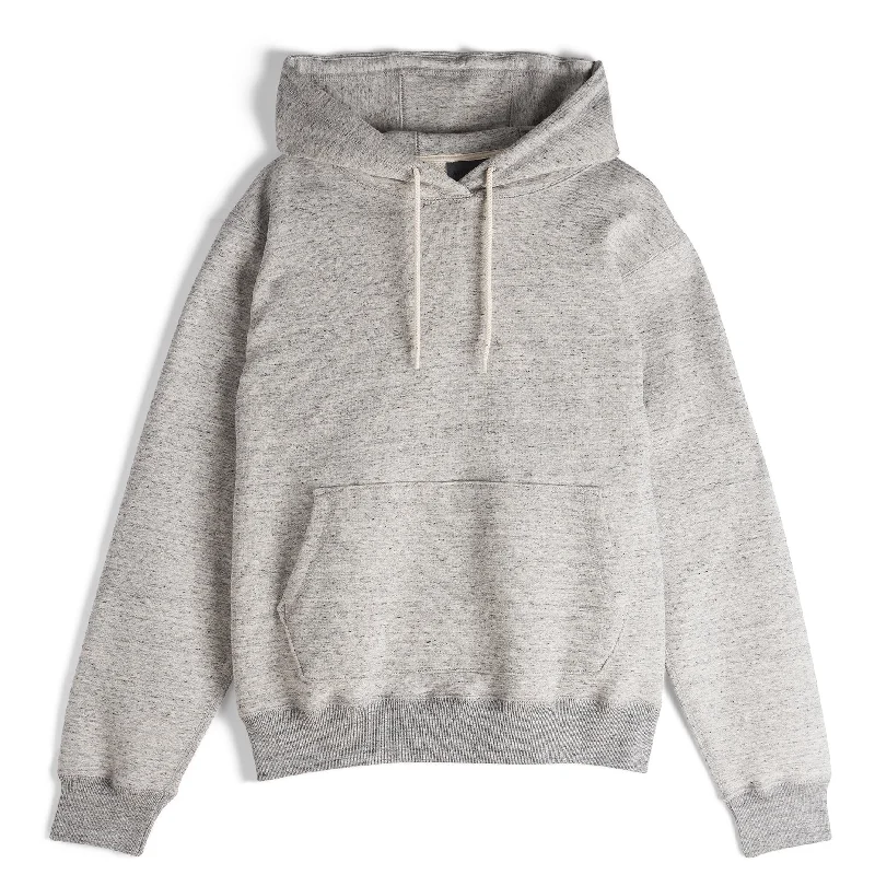 Women's Sweatshirts for Working Out -Pullover Hoodie - Heavyweight Terry - Grey