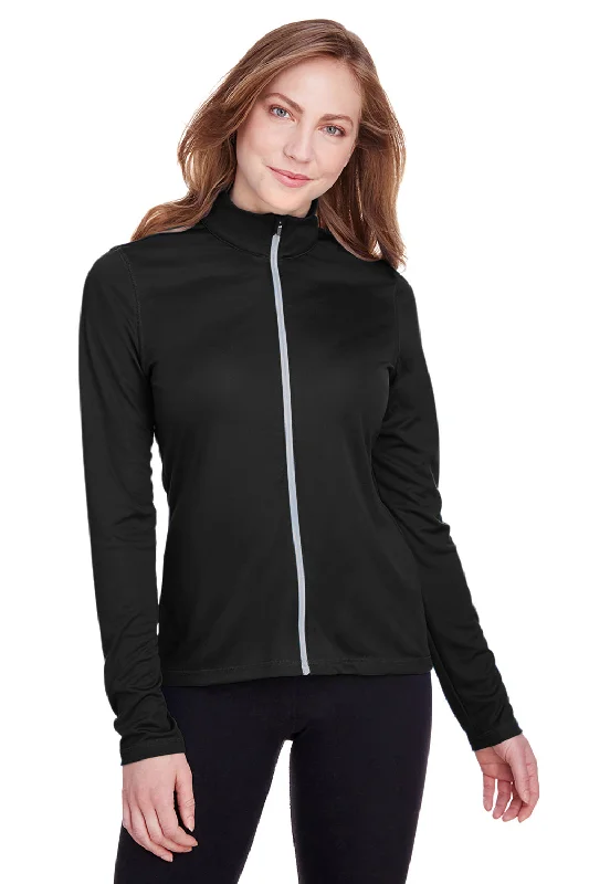 Women's Sweatshirts for Outdoor Fun -Puma Womens Icon Performance Moisture Wicking Full Zip Sweatshirt - Black Women's Sweatshirts for Outdoor Fun -Puma Womens Icon Performance Moisture Wicking Full Zip Sweatshirt - Black