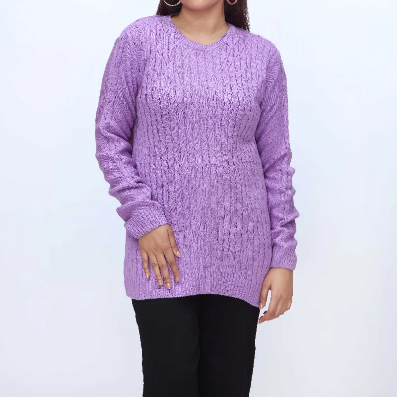 Women's Cashmere Blend Pullovers Sweater for Comfort-Purple Crew Neck Pullover Sweater PW3901 Women's Cashmere Blend Pullovers Sweater for Comfort-Purple Crew Neck Pullover Sweater PW3901