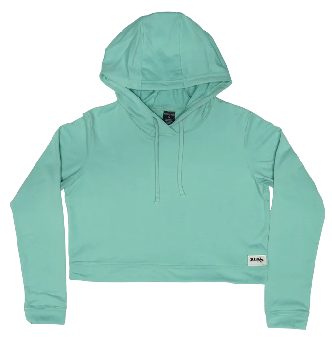 Women's Sweatshirts with Double-Layer Design -REAL Gaby Sweatshirt-Sage