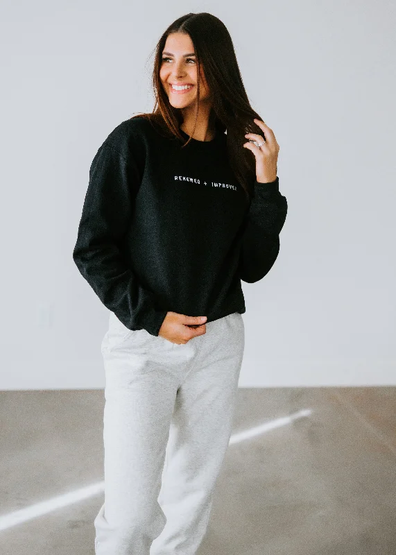 Women's Sweatshirts with Modern Look -Renewed + Improved Graphic Sweatshirt