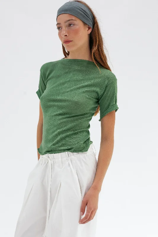 Women's Classic Graphic Short Sleeve T-shirt -Rolla Silk Cotton Tee
