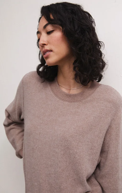Women's Pullovers Sweater for a Layered Look-Russel Cozy Pullover