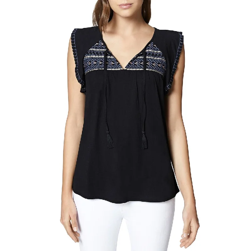 Women's Tank Tops for All Seasons -Sanctuary Womens Wild Belle Embroidered Boho Tank Top