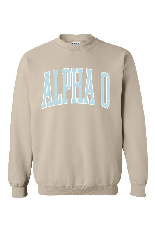 Women's Sweatshirts with Textured Fabric -Sand Crew