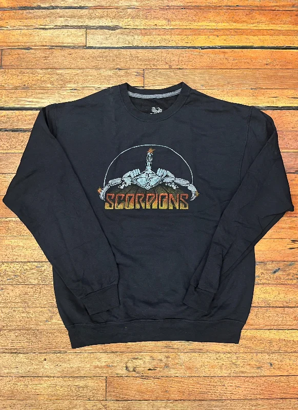 Women's Sweatshirts with Vintage Logo -Scorpions Sweatshirt