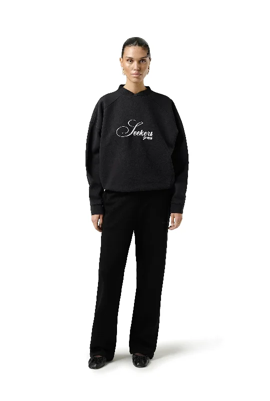 Women's Sweatshirts for Morning Runs -Seekers Classic Sweatshirt in Sooty