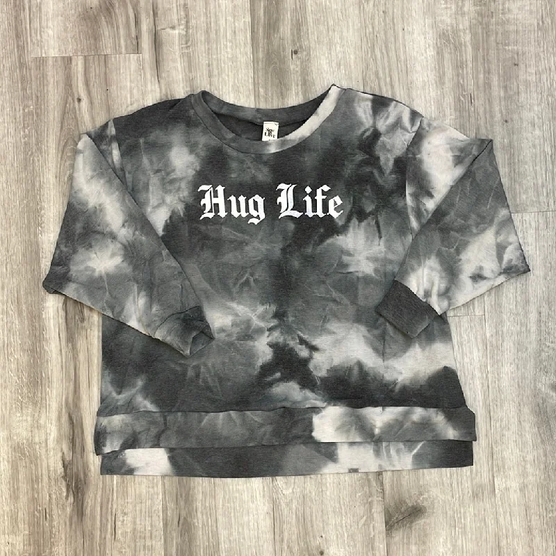 Women's Sweatshirts with Smooth Fabric -Sew In Love Hug Life Pullover