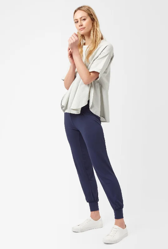 Women's Relaxed Fit T-shirt for Office Wear -Side Split Loose Tee