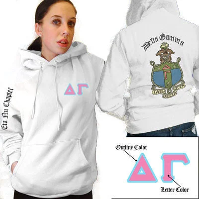 Women's Sweatshirts for Cold Nights In -Sorority Crest Hoodie - G185 - SUB