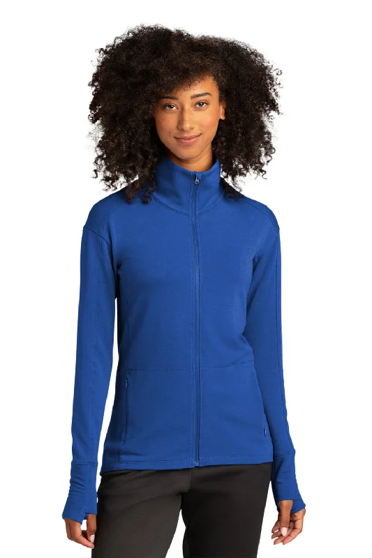 Women's Sweatshirts for Evening Warmth -Sport-Tek Womens Flex Fleece Moisture Wicking Full Zip Sweatshirt - True Royal Blue Women's Sweatshirts for Evening Warmth -Sport-Tek Womens Flex Fleece Moisture Wicking Full Zip Sweatshirt - True Royal Blue