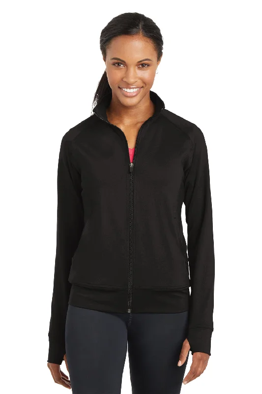 Women's Sweatshirts for Cold Nights In -Sport-Tek Womens NRG Full Zip Sweatshirt - Black