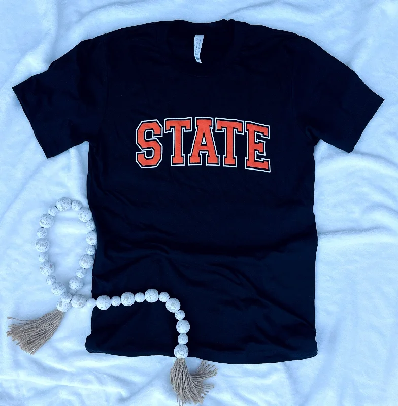 Women's Sweatshirts with Cozy Knit -STATE- PUFF tee