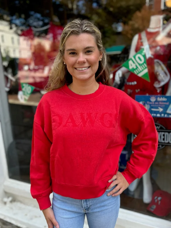 Women's Sweatshirts with Funky Logo -The Tonal Sweatshirt Dawgs