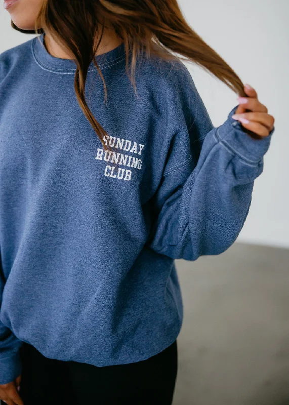 Women's Sweatshirts for Winter Sports -Sunday Running Club Graphic Sweatshirt