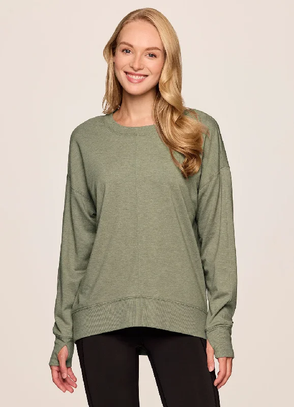 Women's Sweatshirts with Embroidered Logo -Sunrise French Terry Sweatshirt