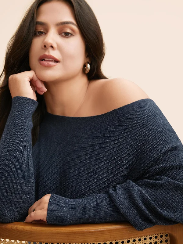 Women's High Neck Cashmere Pullovers Sweater-Supersoft Dolman Sleeve Pullover