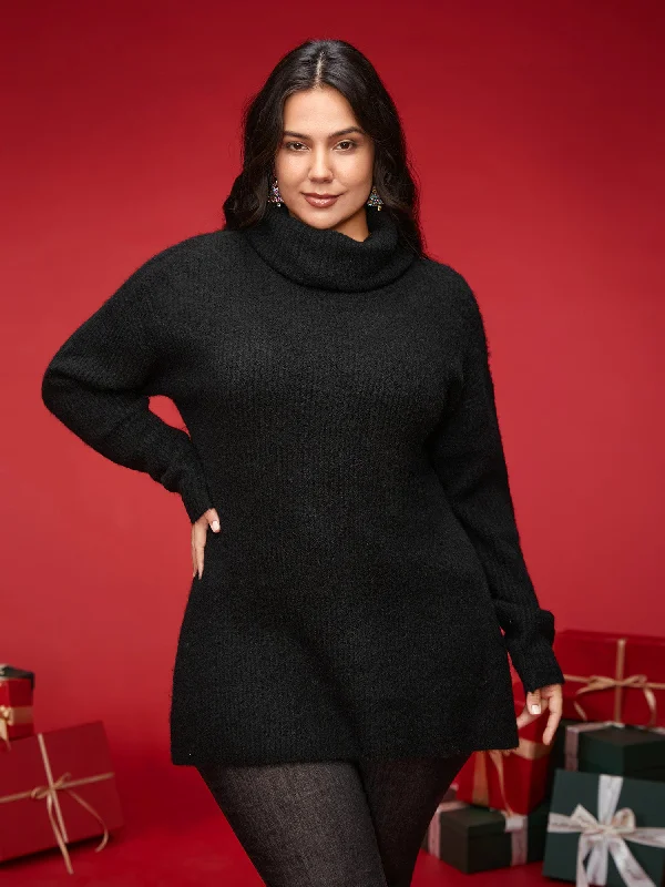 Women's Relaxed Knit Wool Pullover Sweater-Supersoft Essentials Turtleneck Slim-Fit Pullover Women's Relaxed Knit Wool Pullover Sweater-Supersoft Essentials Turtleneck Slim-Fit Pullover