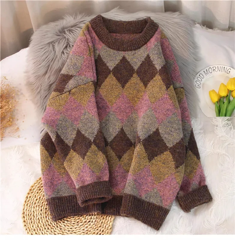 Women's Pullovers Sweater for Spring-Sweater Pullover Women's Outerwear New Knitted Sweater S5056 Women's Pullovers Sweater for Spring-Sweater Pullover Women's Outerwear New Knitted Sweater S5056