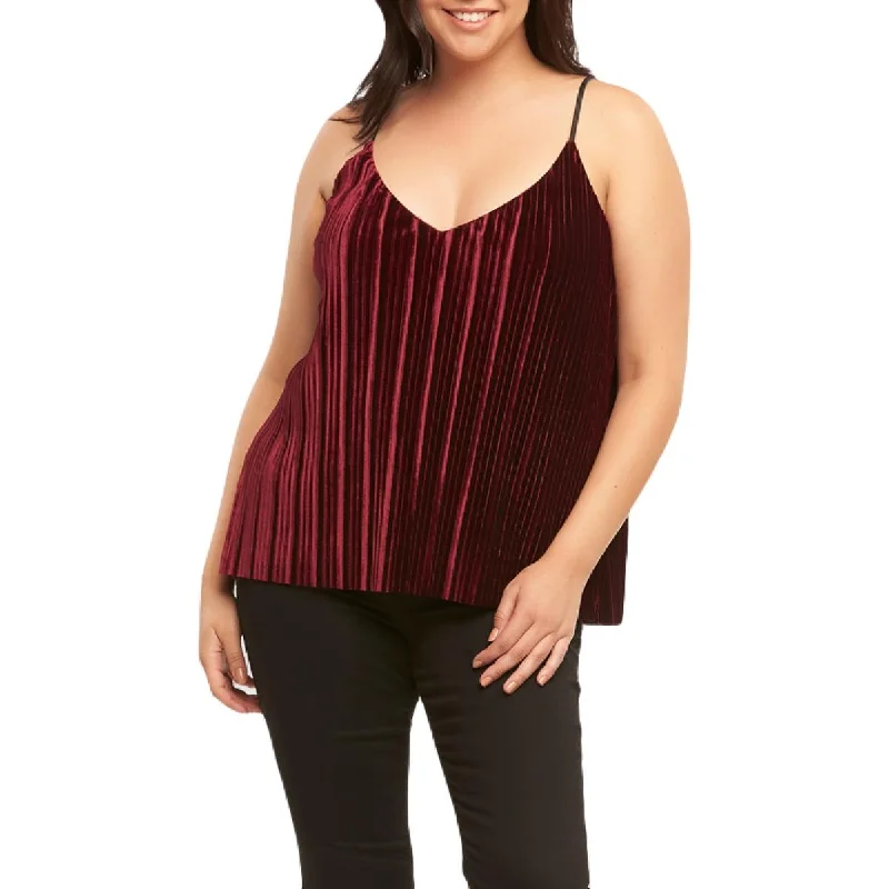 Women's Camisoles with Adjustable Shoulder Straps -Tart Collections Maren Women's Plus Size Pleated V-Neck Tank Top Women's Camisoles with Adjustable Shoulder Straps -Tart Collections Maren Women's Plus Size Pleated V-Neck Tank Top