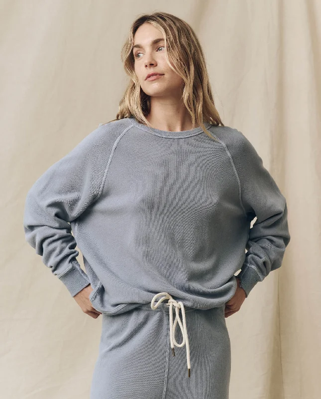 Women's Sweatshirts for After Work Relaxation -The College Sweatshirt. Solid -- Big Sky