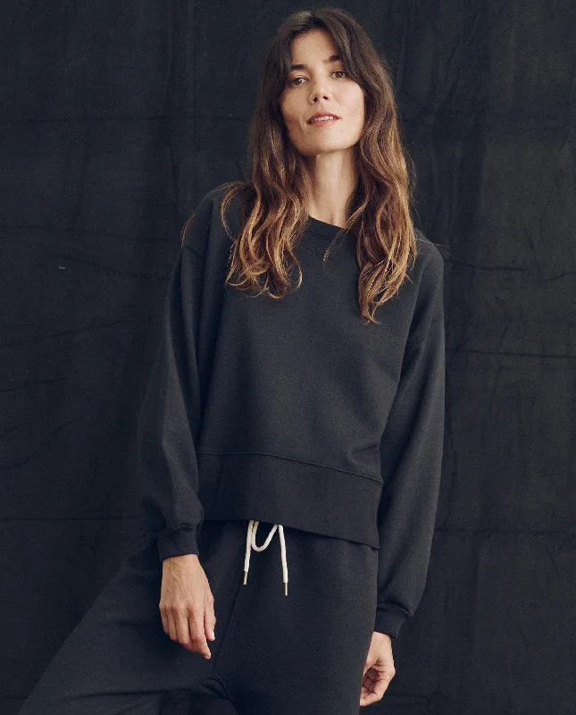 Women's Sweatshirts for Every Day in Fall -The League Sweatshirt. -- Almost Black