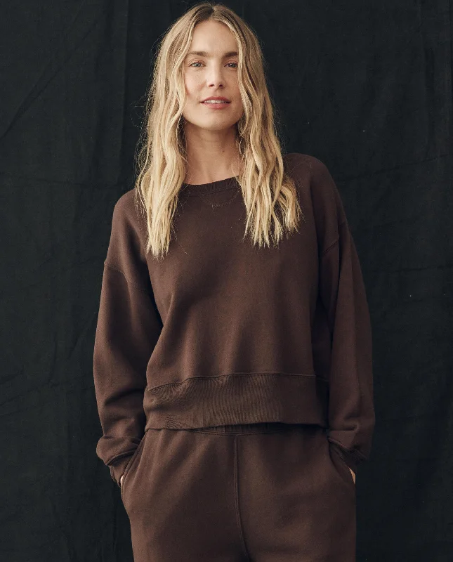 Women's Sweatshirts for Working Out -The League Sweatshirt. -- Driftwood