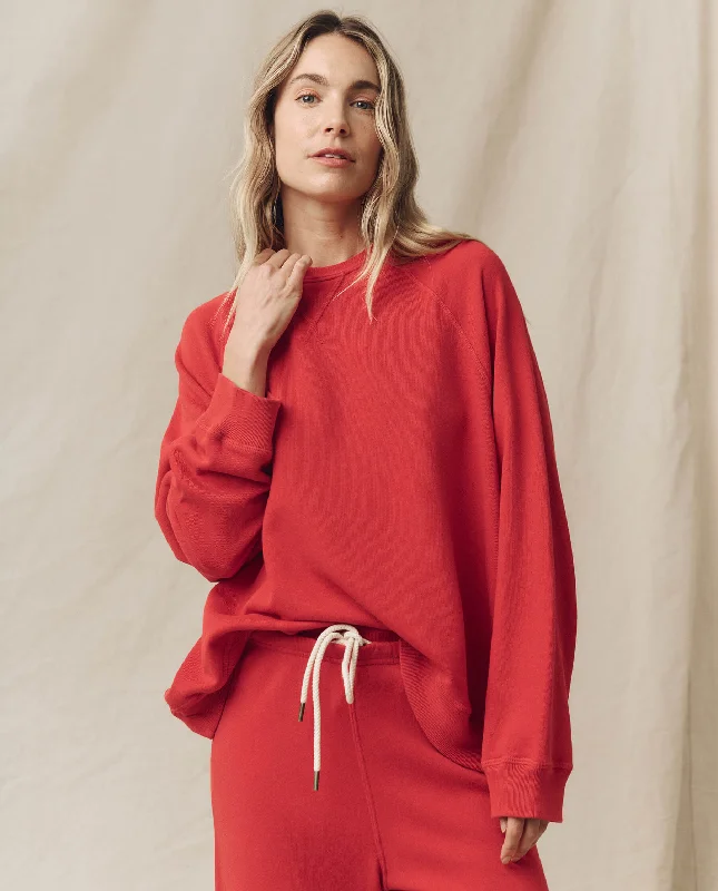 Women's Sweatshirts for Outdoor Adventures -The Slouch Sweatshirt. Solid -- Campfire