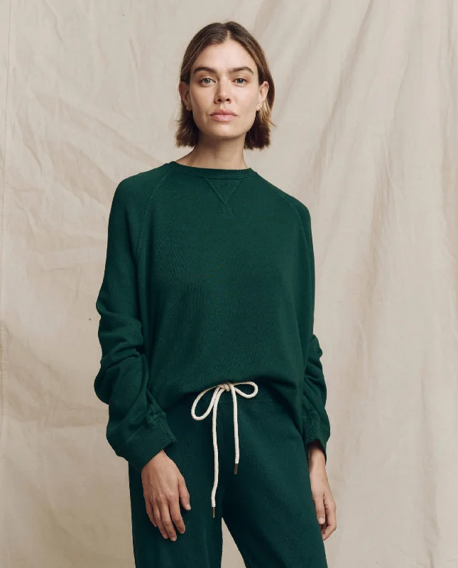 Women's Sweatshirts for Quick and Easy Wear -The Slouch Sweatshirt. Solid -- Pinyon