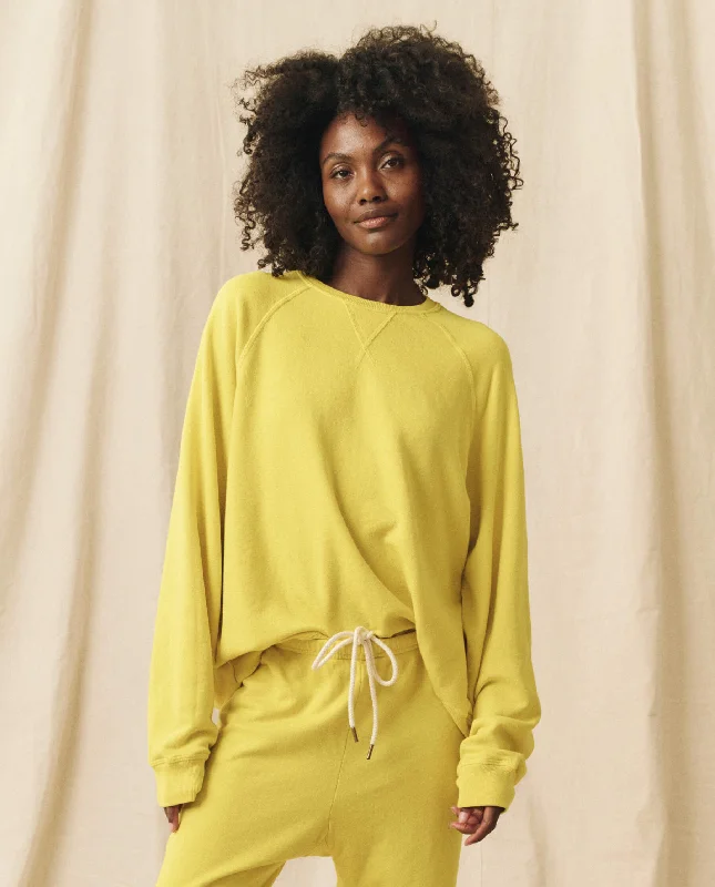 Women's Sweatshirts with Striking Colors -The Slouch Sweatshirt. Solid -- Sunbeam