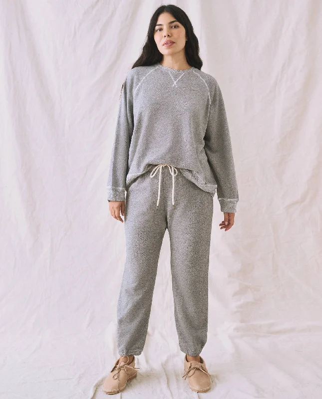 Women's Sweatshirts for Everyday Wear -The Slouch Sweatshirt. Solid -- Varsity Grey