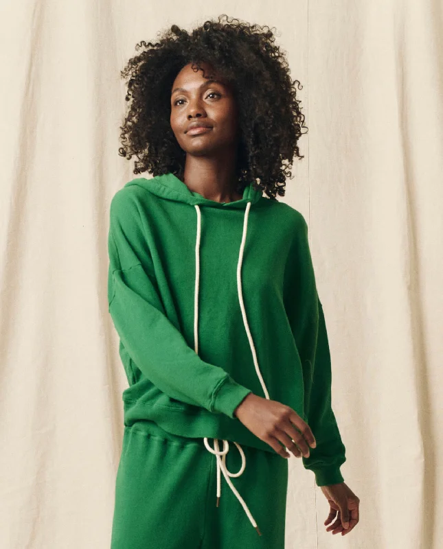 Women's Sweatshirts with Comfortable Fabric -The Teammate Hoodie. Solid -- Holly Leaf
