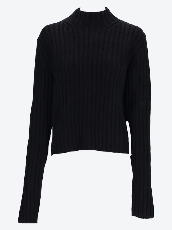 Trendy Women's Knit Sweaters for Winter -Petite chunky rib knit sweater