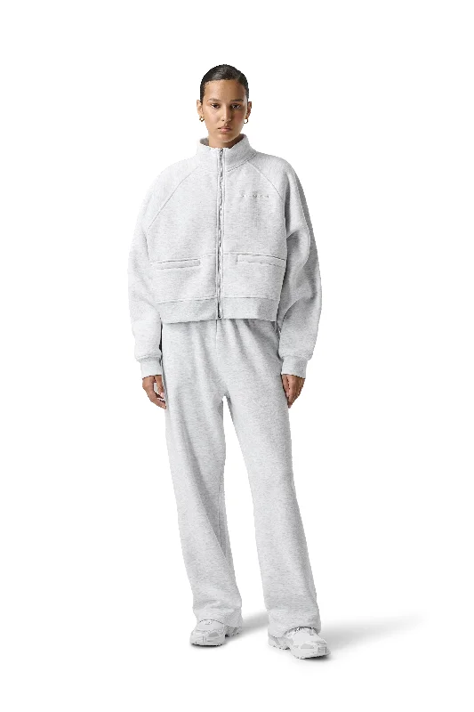Women's Sweatshirts with Sleeveless Design -Trademark Multiway Zip Up in Passive