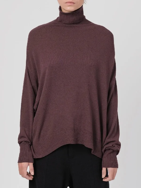 Women's Knit Sweater with Button Closure -JUMPER
