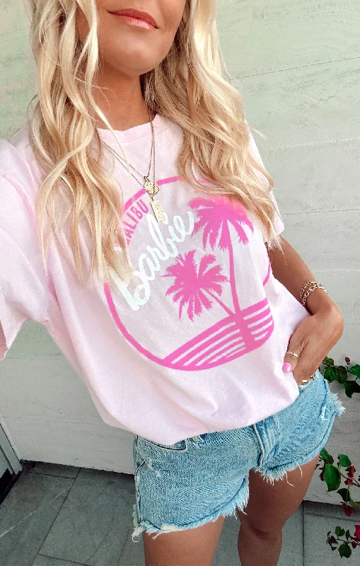 Women's Printed Graphic T-shirt -Travis Tee ~ Barbie™ Graphic