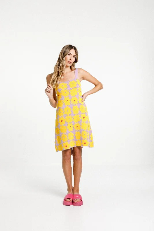 Women's Sweaterdress with Colorful Stripes -Tropics Dress - Sale - Tropicana