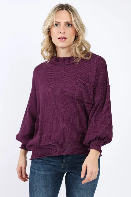 Women's Wool Knitwear Pullover Sweater-Ursa Pullover
