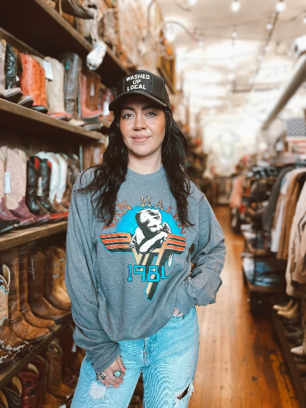 Women's Sweatshirts with Contrasting Design -Van Halen Sweatshirt