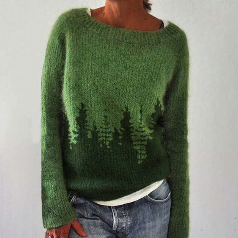 Women's Cardigan Pullovers Sweater-Vintage Nordic Style Colorblock Long Sleeve Boat Neck Pullover Sweater Women's Cardigan Pullovers Sweater-Vintage Nordic Style Colorblock Long Sleeve Boat Neck Pullover Sweater