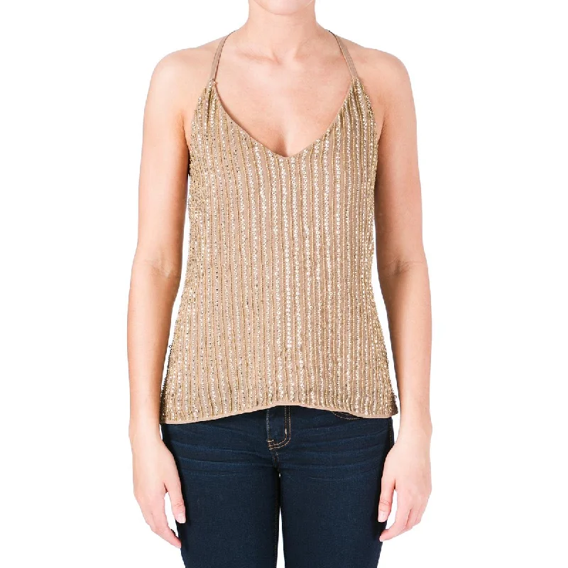 Women's Comfortable Cotton Camis -W118 by Walter Baker Womens Whitney Chiffon Embellished Tank Top Women's Comfortable Cotton Camis -W118 by Walter Baker Womens Whitney Chiffon Embellished Tank Top
